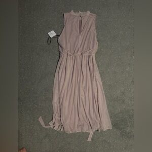 Laundry By Shelli Segal Dusty Rose Sleeveless Midi Dress